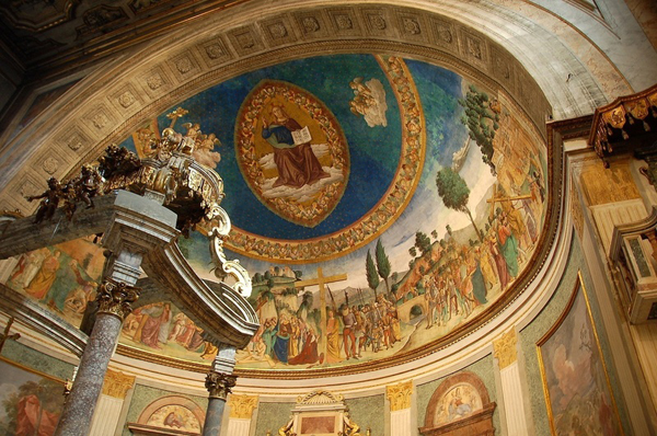 Interior of the Basilica of the Holy Cross of Jerusalem