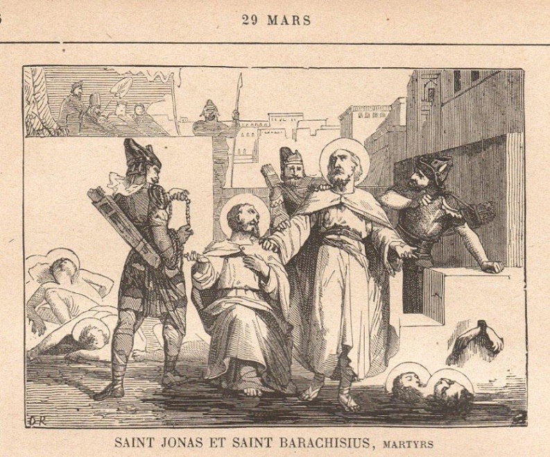 Saints Jonas and Barachisius (credits)