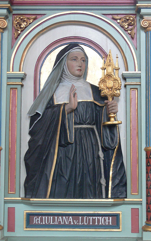 Saint Juliana of Liège (or of Mount Mount-Cornillon) photographed by Andreas Praefcke (details)