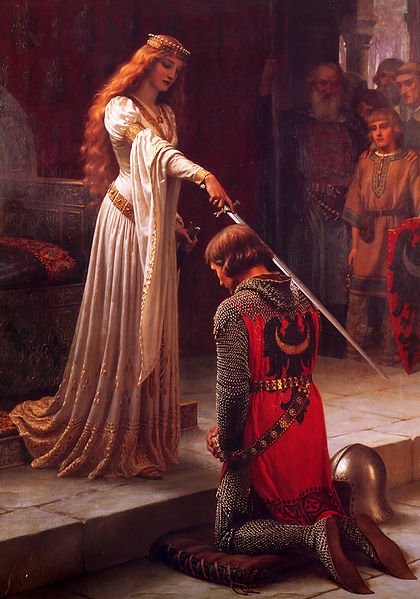 ‘The Accolade’ (1901), by Edmund Blair Leighton