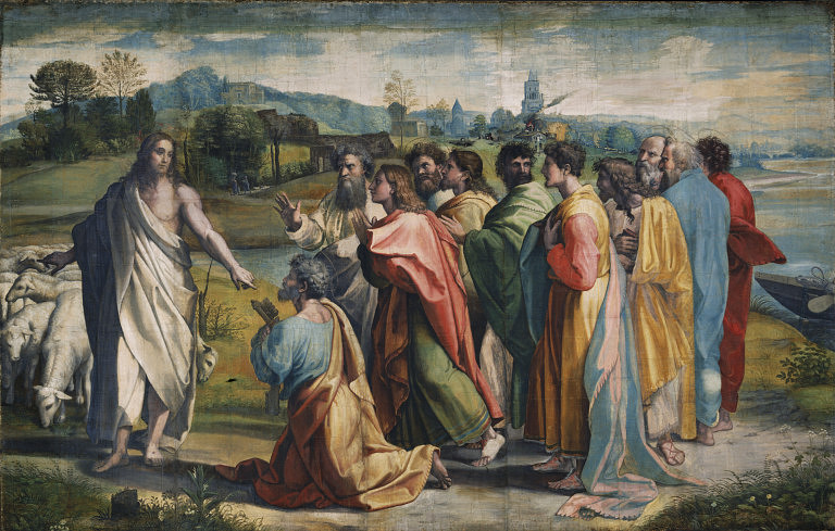 "Christ's Charge to Peter" by Raphael