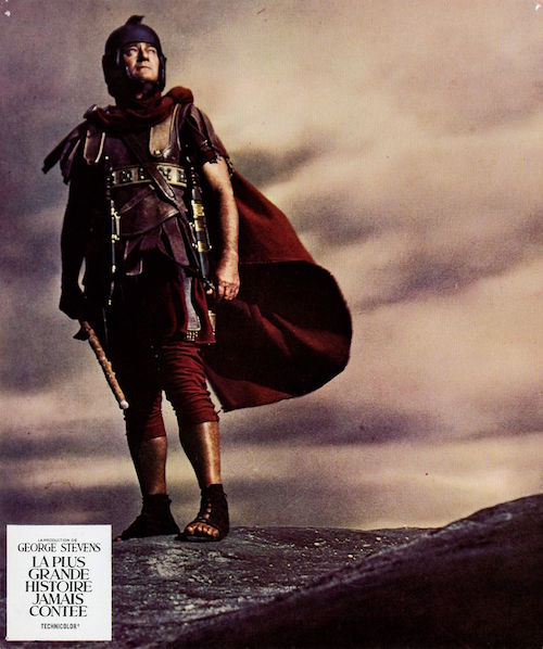 John Wayne as Saint Longinus in The Greatest Story Ever Told (1965)