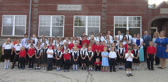 Students and Faculty of Saint Augustine School